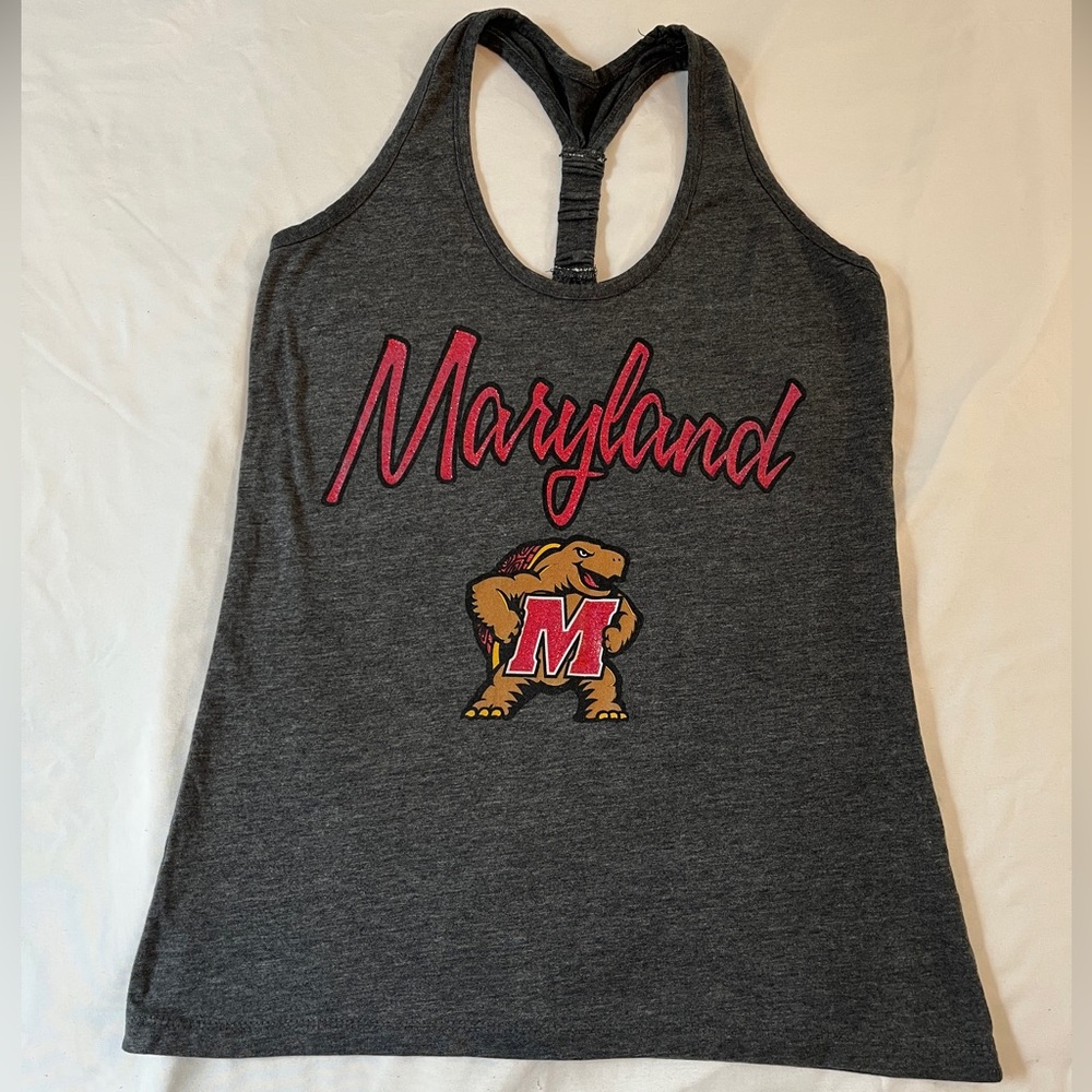 Maryland Women's Gray Tank Top